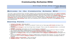 Desktop Screenshot of community.schemewiki.org