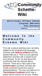 Mobile Screenshot of community.schemewiki.org